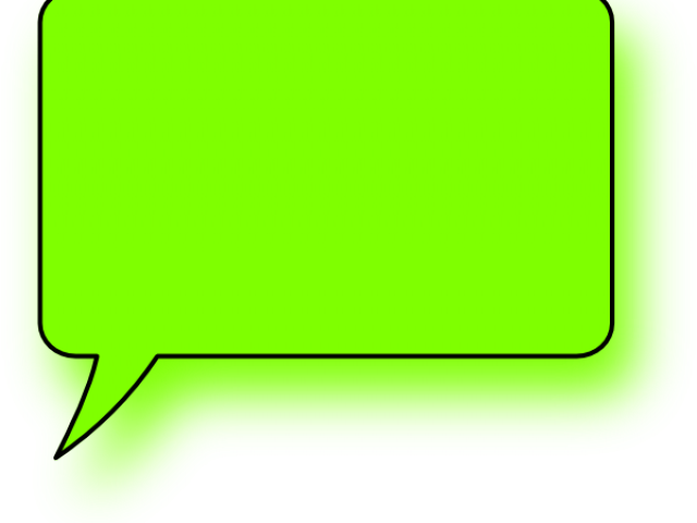 Green Speech Bubble Icon