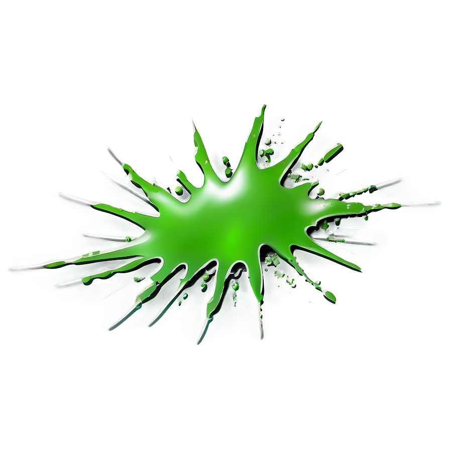 Green Splat Png 80