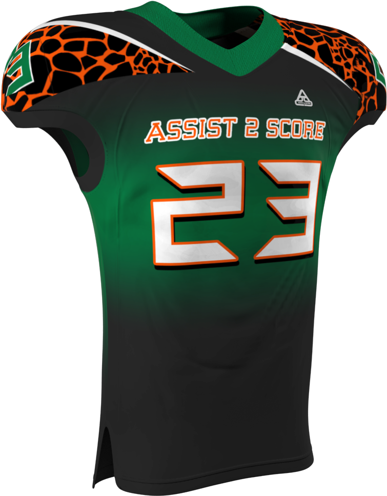 Green Sports Jersey Number23