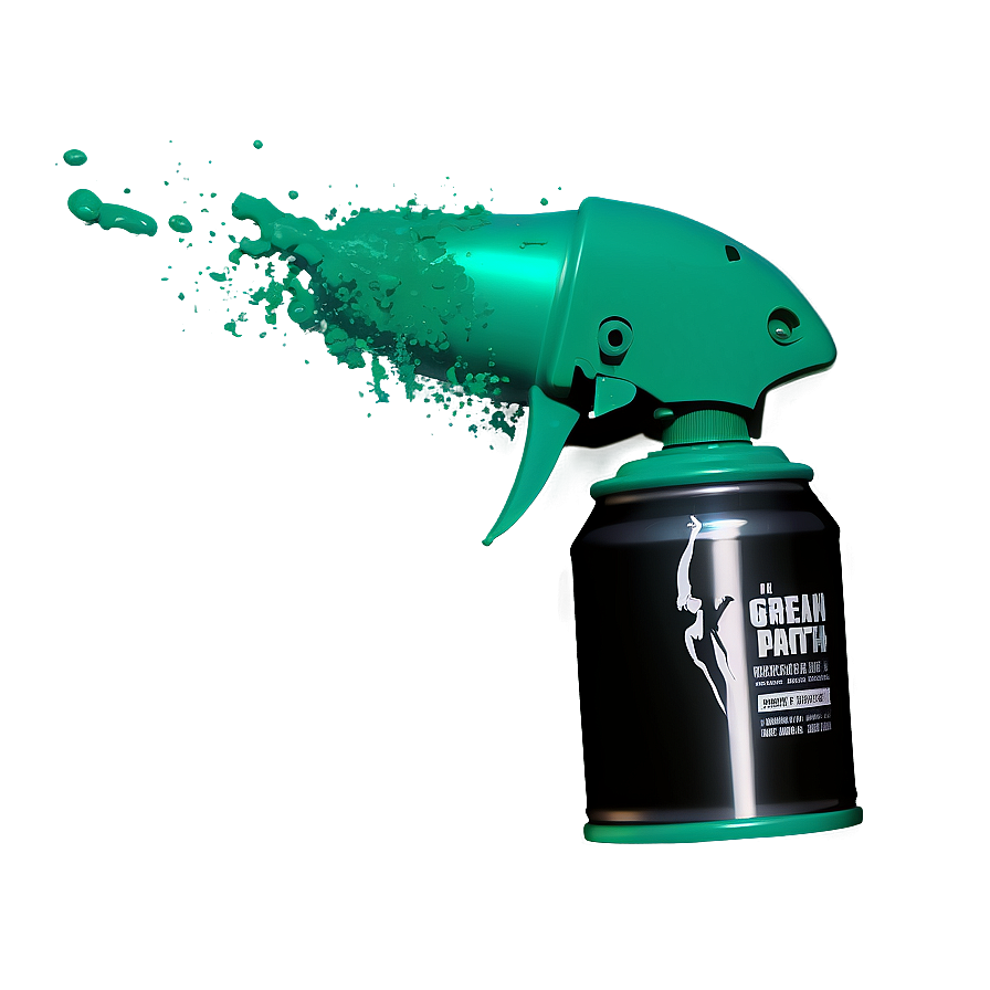 Green Spray Paint Png 18