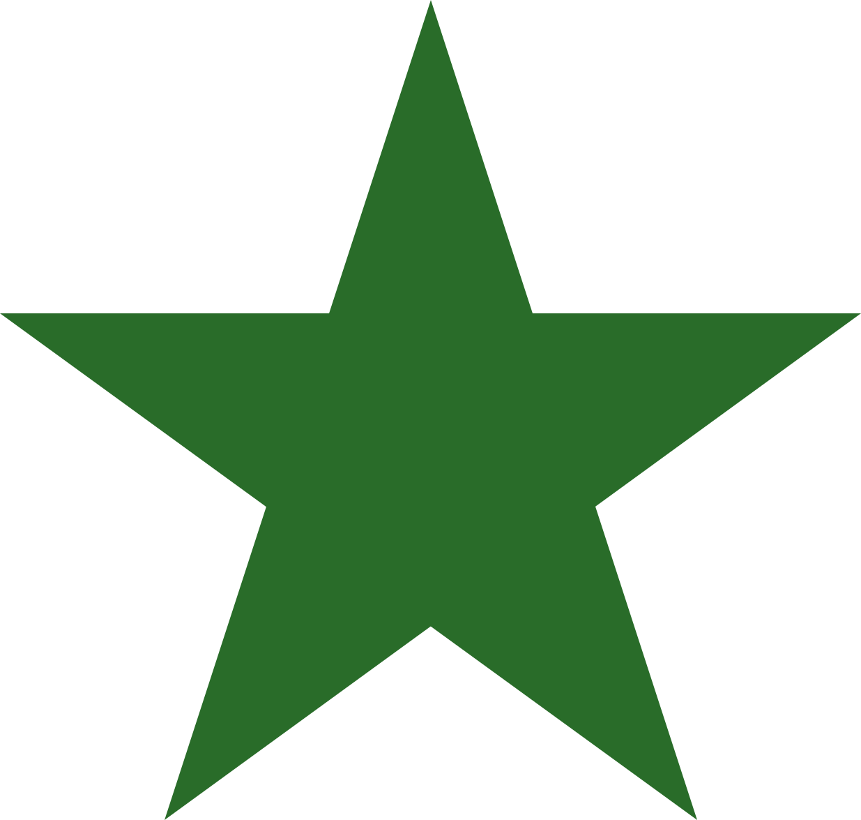 Green Star Vector Graphic