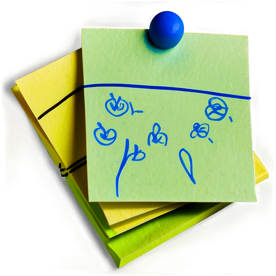 Green Sticky Note Png 76