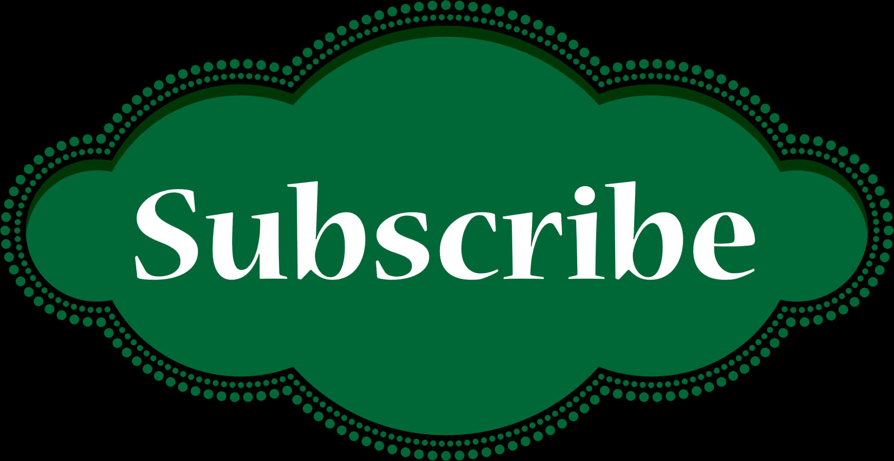 Green Subscribe Button Graphic