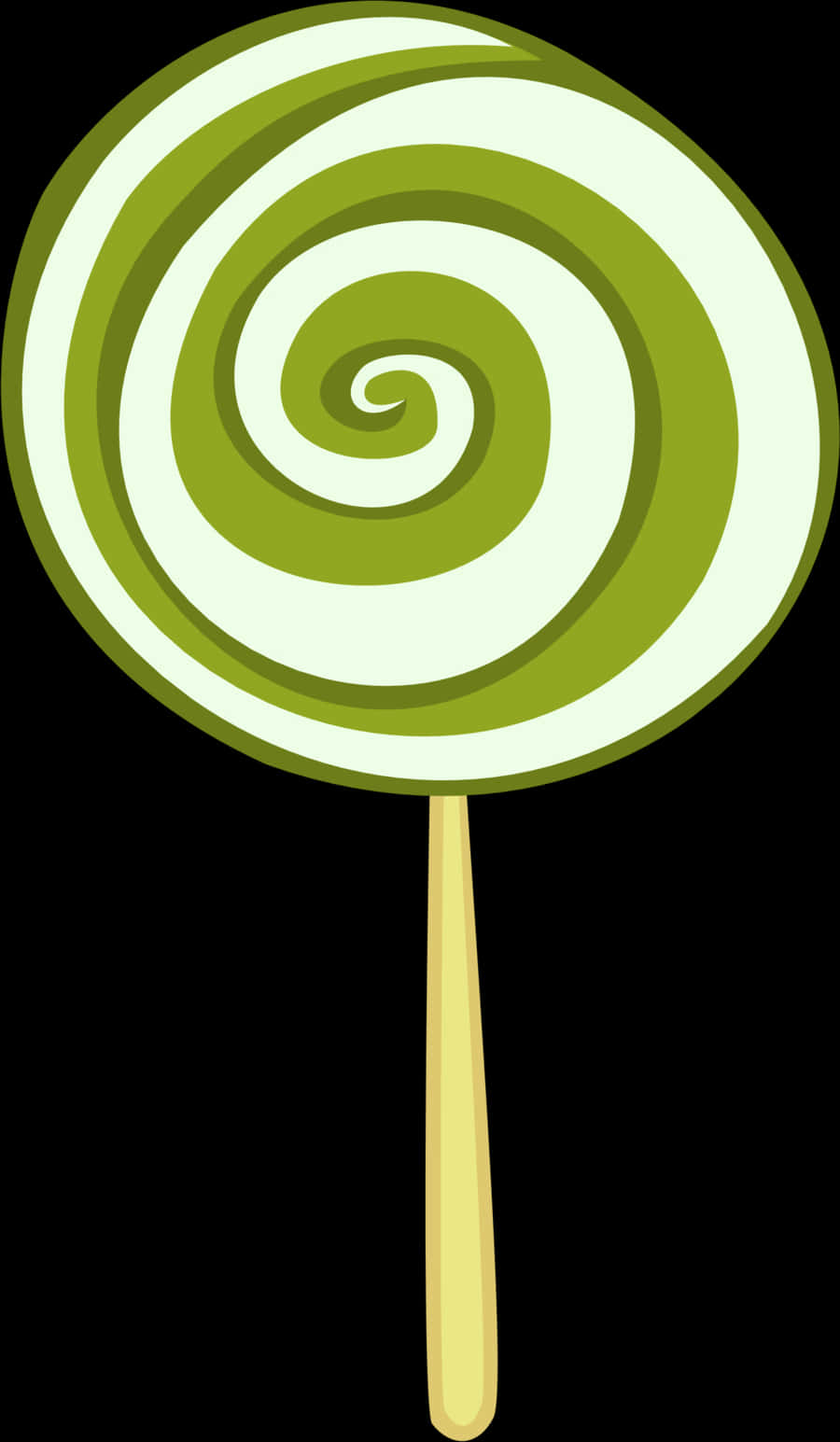 Green Swirl Lollipop