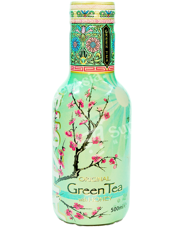 Green Teawith Honey Bottle