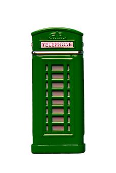 Green Telephone Booth