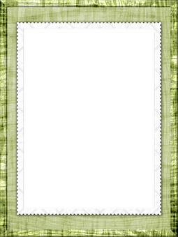 Green Textured Scrapbook Frame