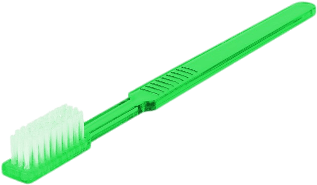 Green Toothbrush Isolated