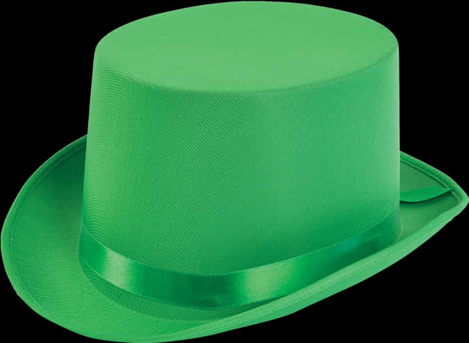 Green Top Hat Isolated