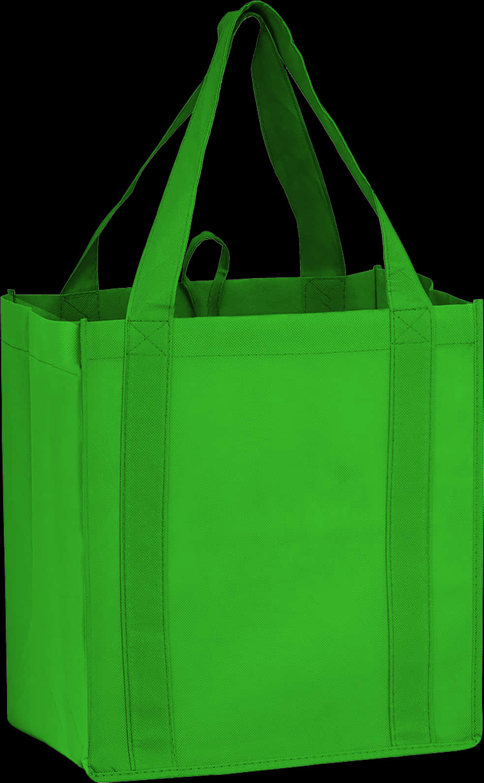 Green Tote Bag Isolated