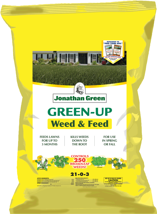 Green Up Weedand Feed Lawn Care Product