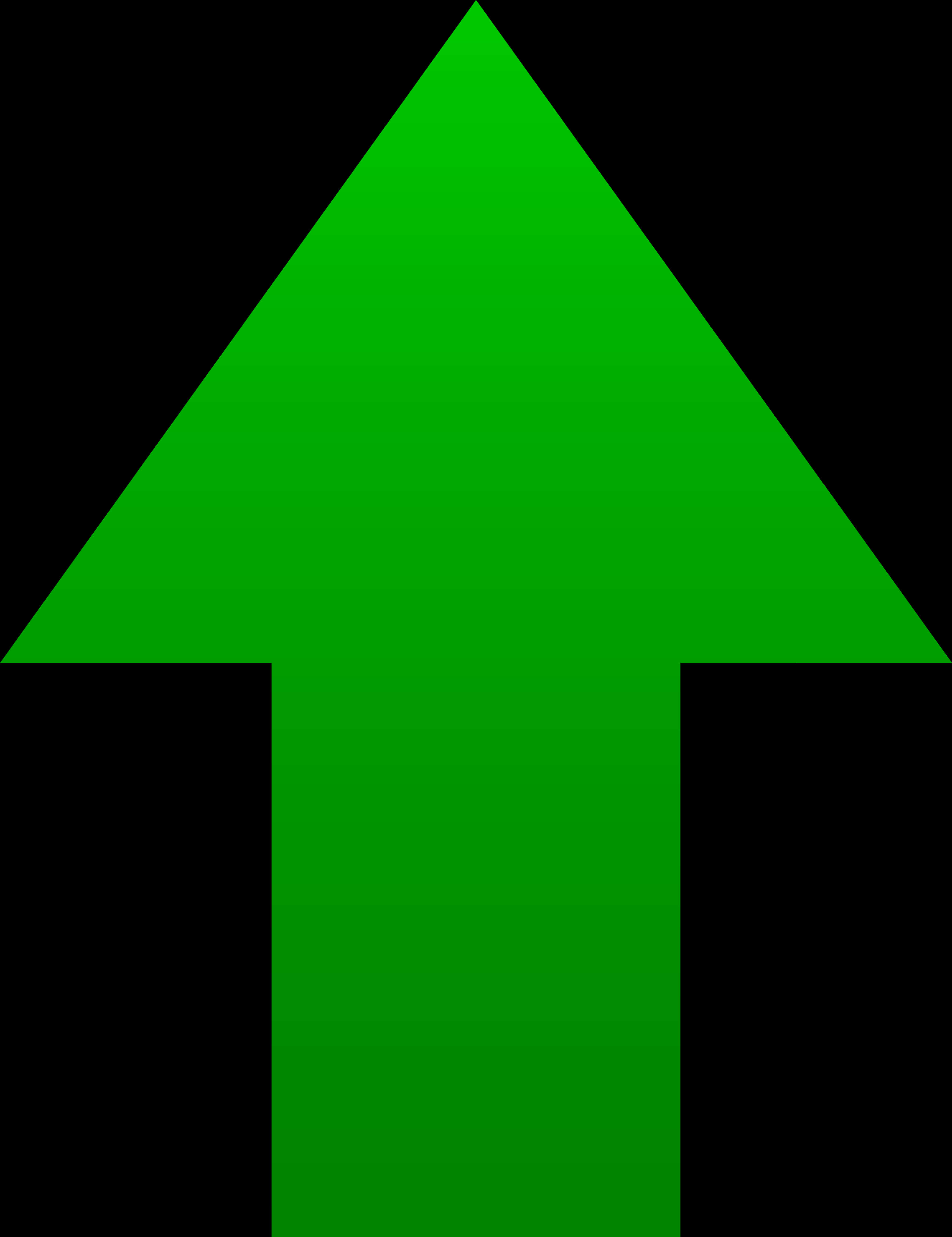 Green Upward Arrow Graphic