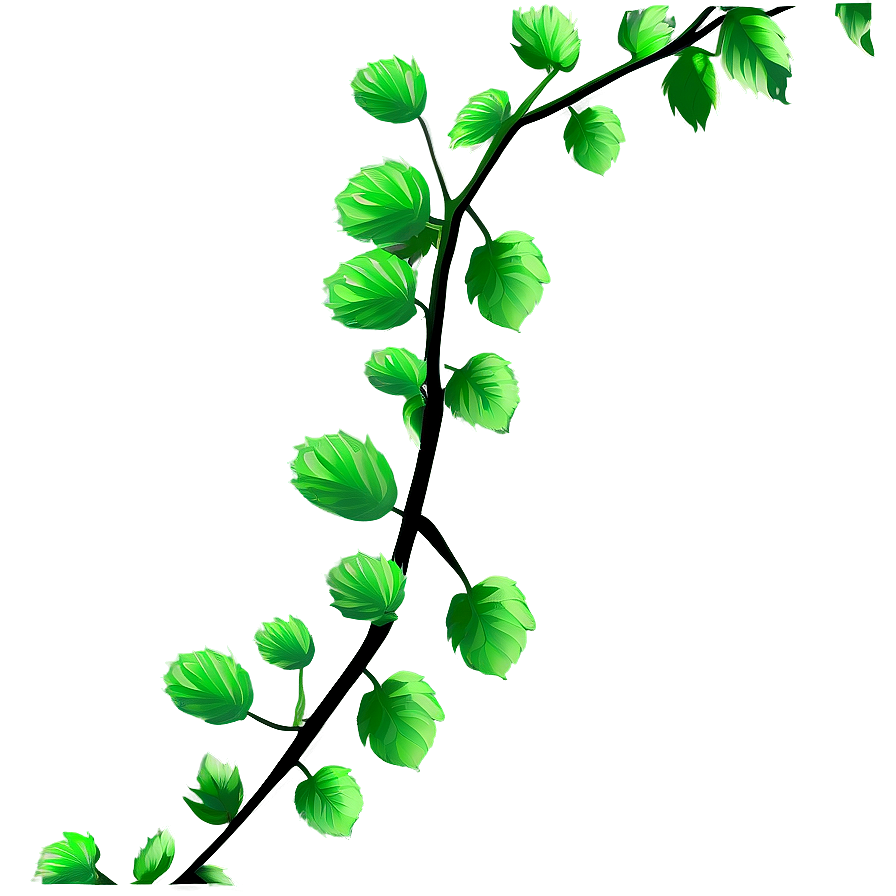 Green Vine Leaves Graphic
