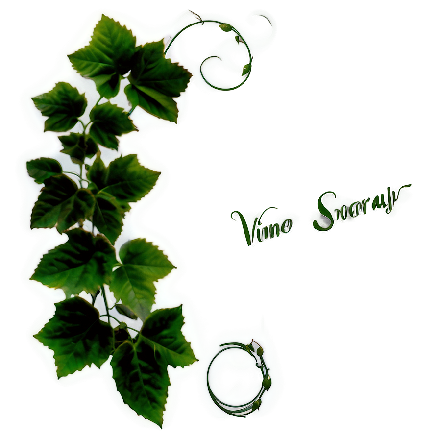 Green Vine Scroll Design