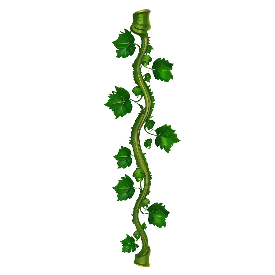 Green Vine Twist Graphic