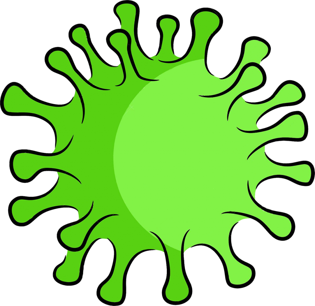 Green Virus Illustration