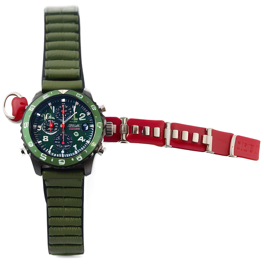 Green Watch Hands Png 76