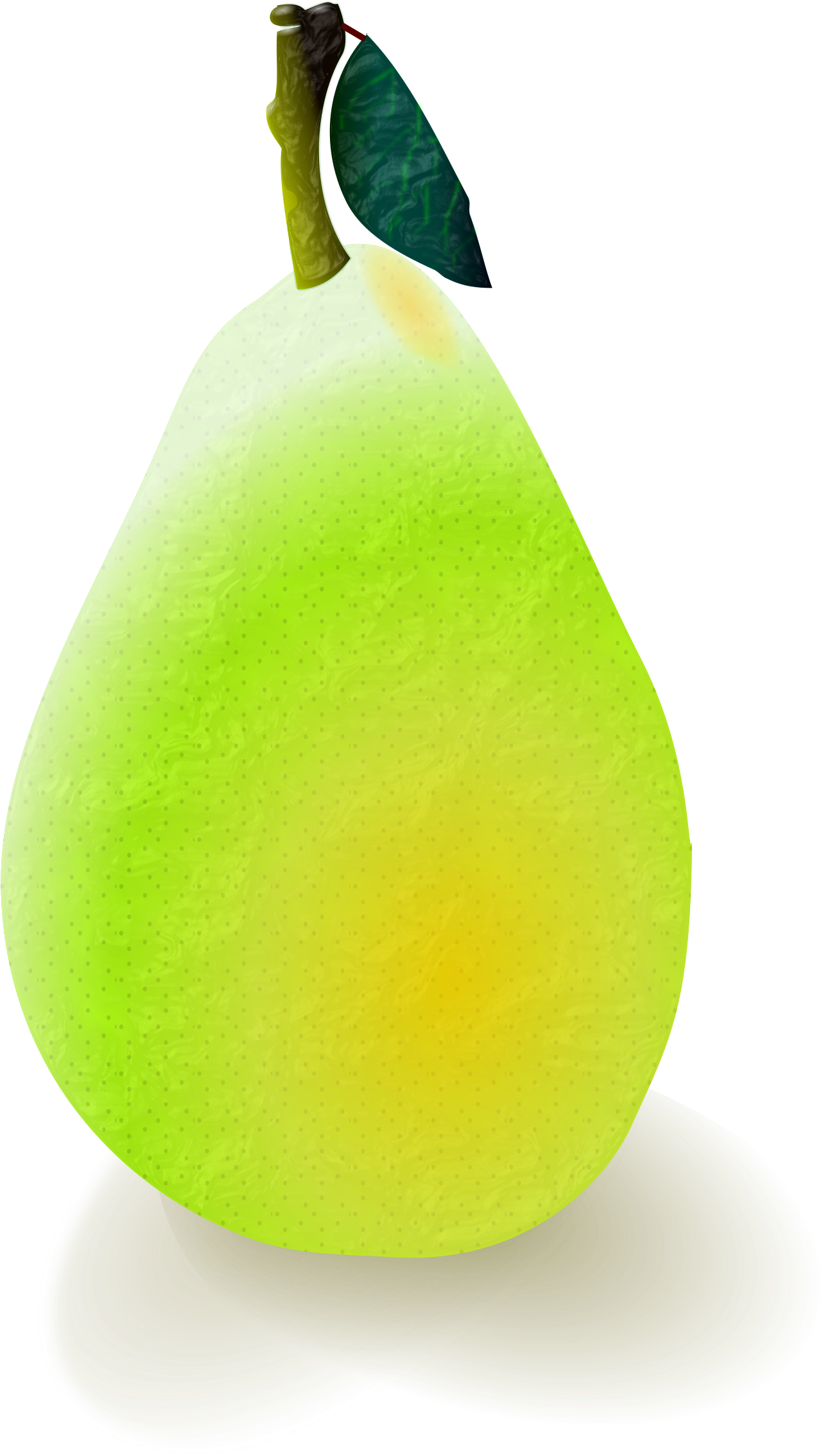 Green Yellow Pear Illustration