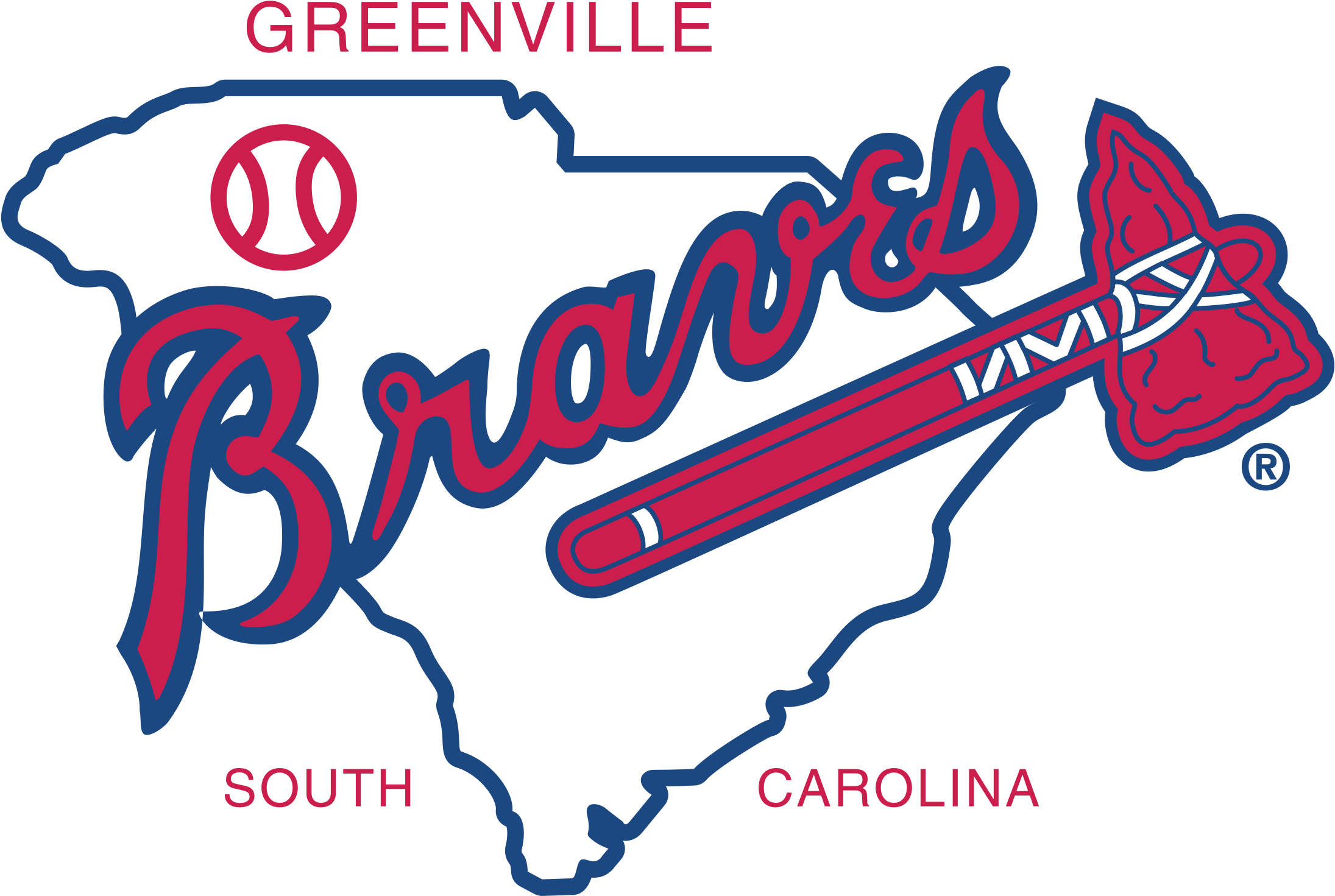 Greenville Braves Logo South Carolina