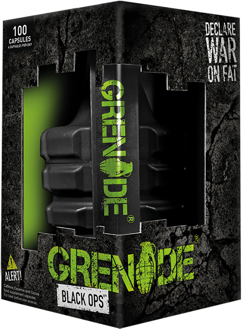 Grenade Black Ops Supplement Packaging