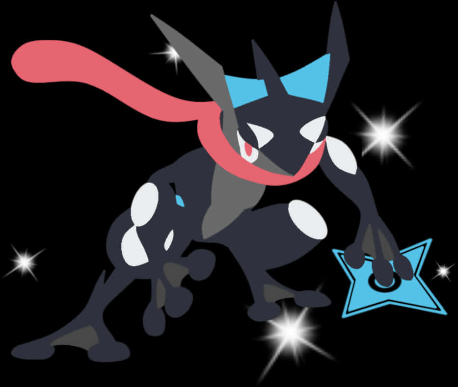 Greninja Pokemon Action Pose