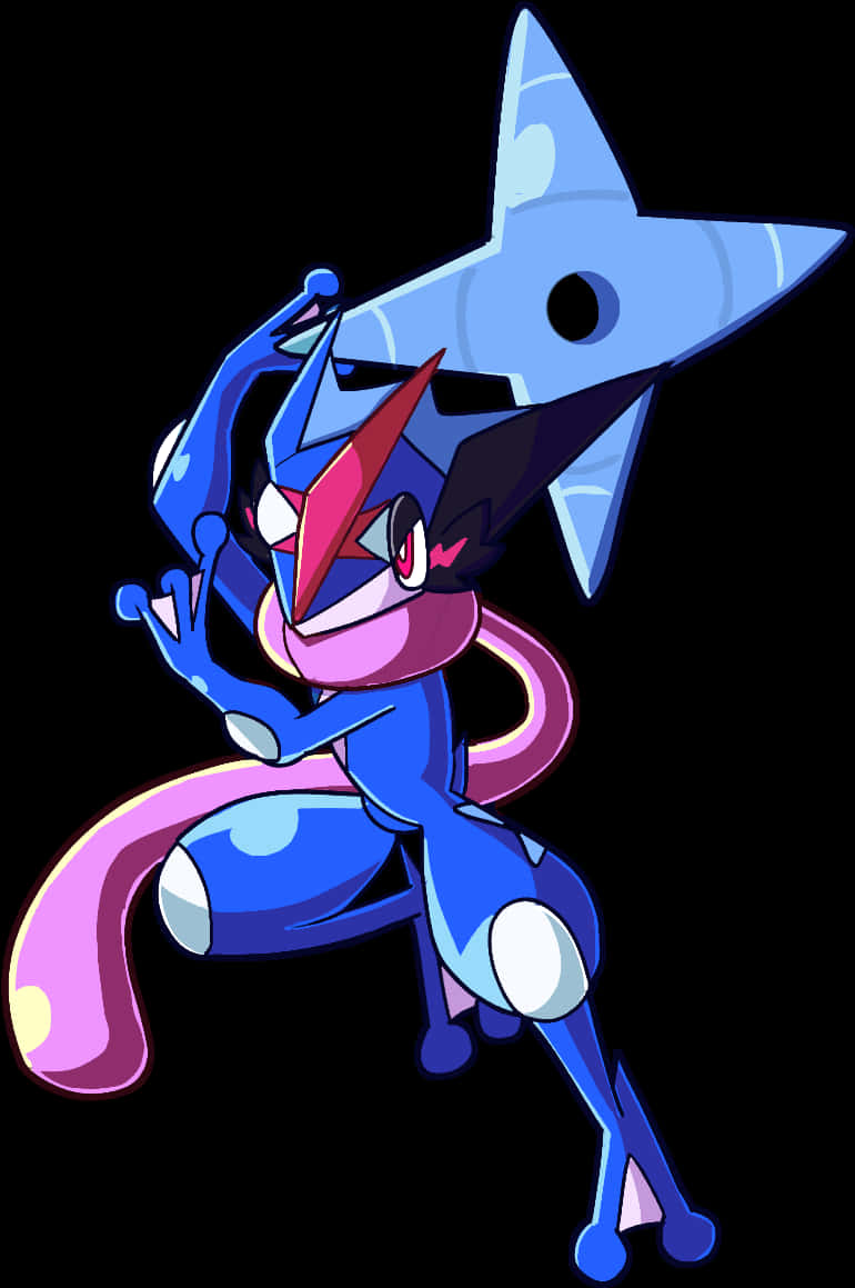 Greninja Pokemon Character Art