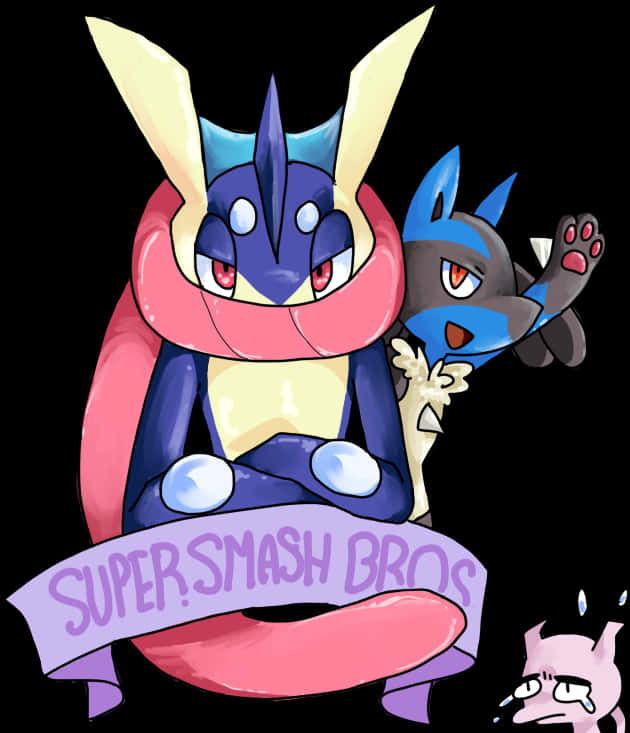 Greninja Super Smash Bros Artwork