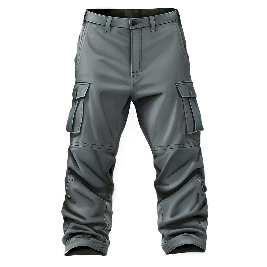 Grey Cargo Pants Png 7