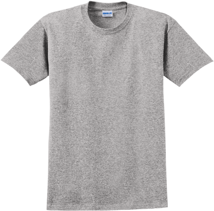 Grey Cotton T Shirt