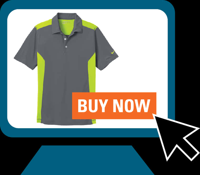 Grey Green Sports Polo Shirt Buy Now