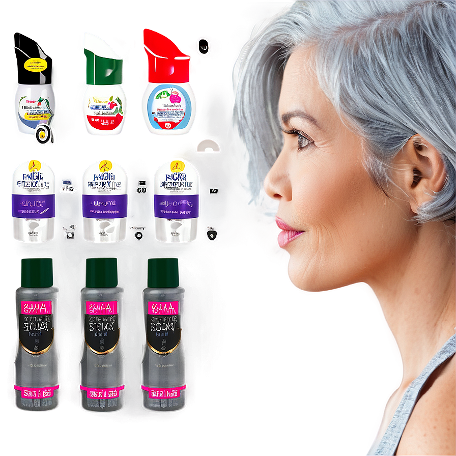 Grey Hair Beauty Secrets Png Aoo