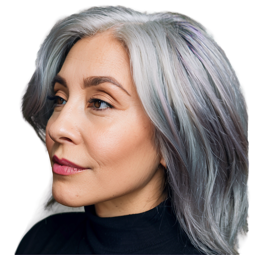 Grey Hair Color Inspiration Png 06282024