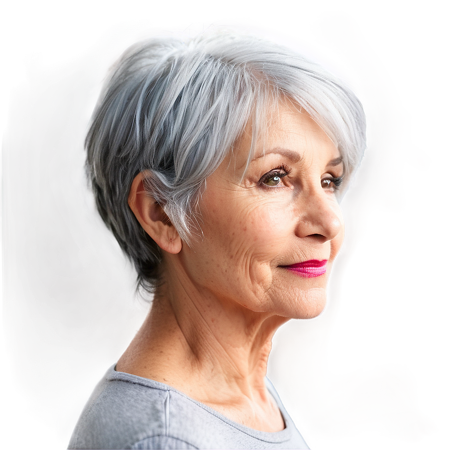 Grey Hair For Every Age Png Bok43