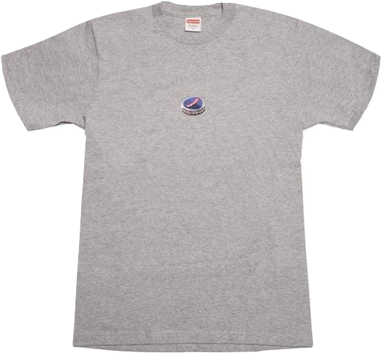 Grey T Shirtwith Chest Logo