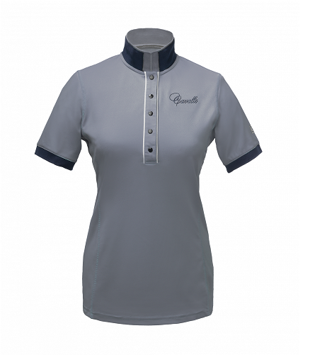 Grey Womens Polo Shirt Design