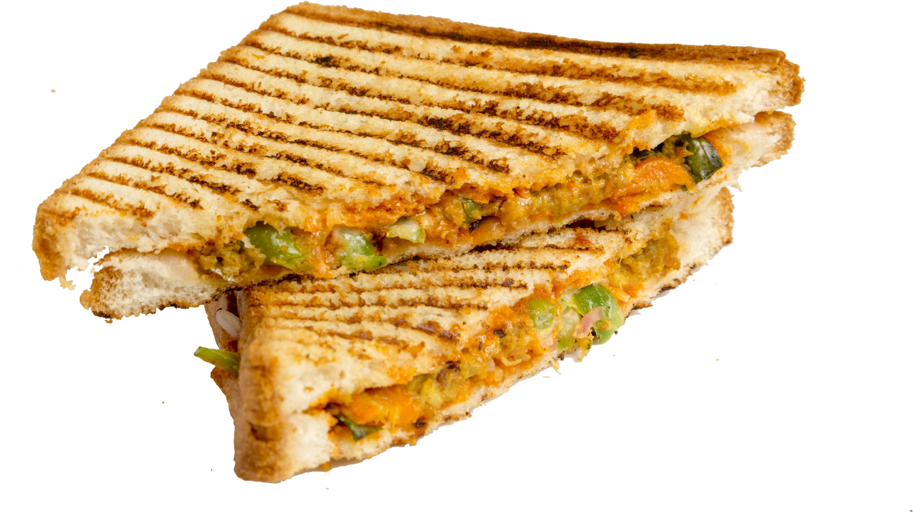 Grilled Cheese Sandwichwith Vegetables