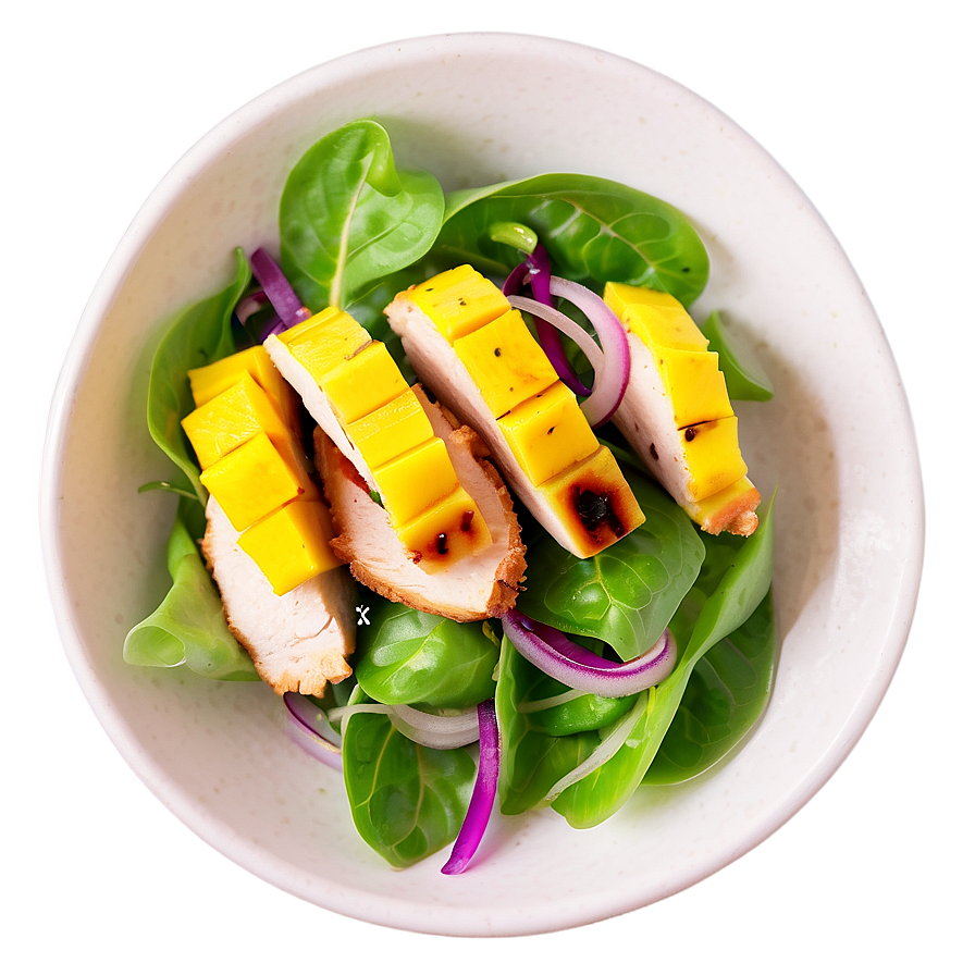 Grilled Chicken And Mango Salad Png 28