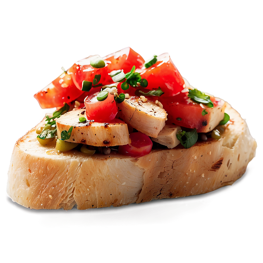 Grilled Chicken Bruschetta Topping Png Cvp96