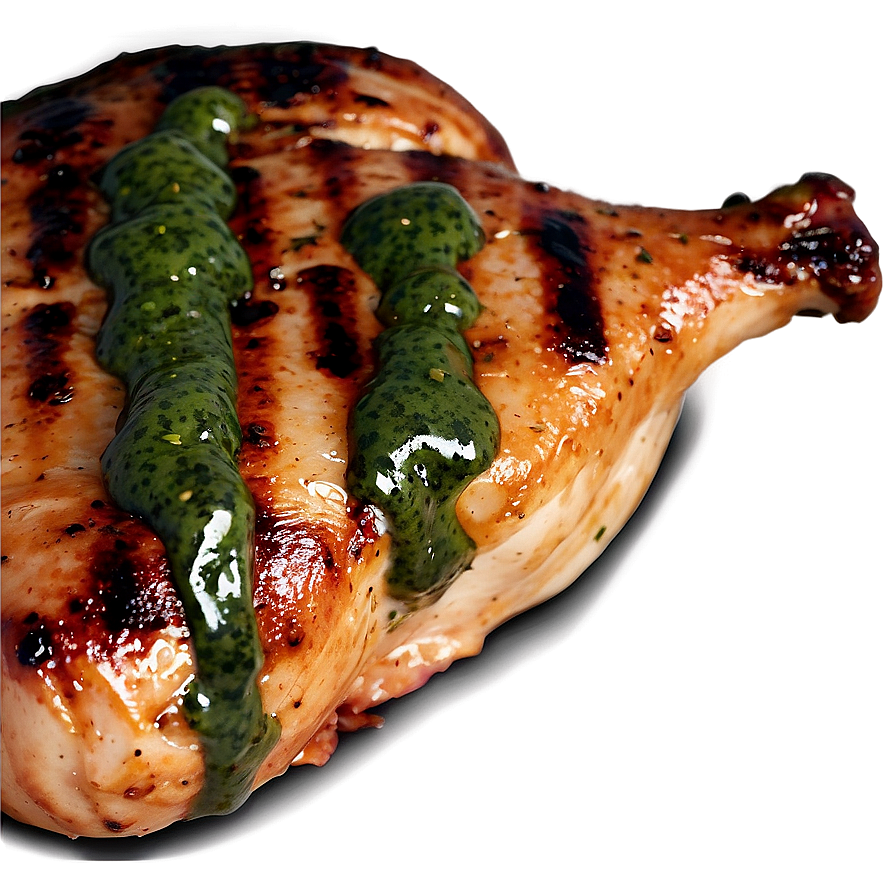 Grilled Chicken With Chimichurri Sauce Png Yqp14