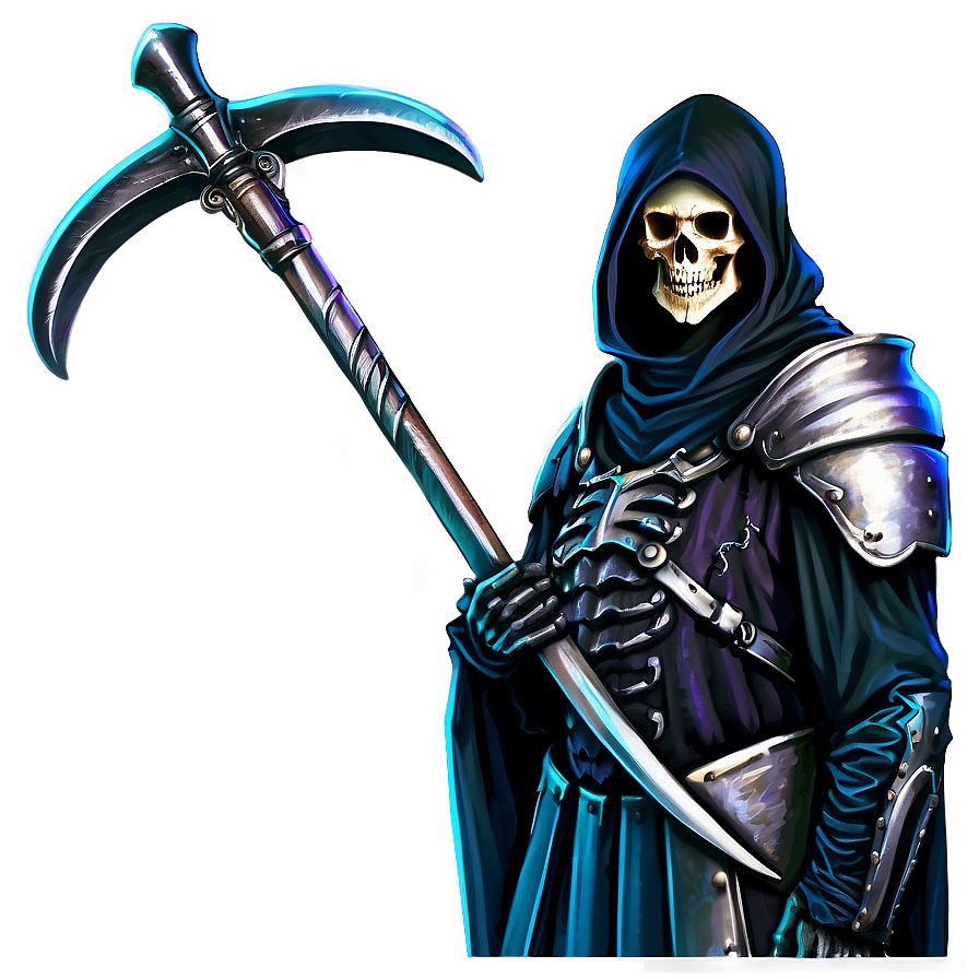 Grim Reaper In Armor Png 05062024