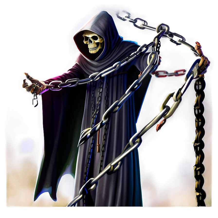 Grim Reaper In Chains Png Mgi54