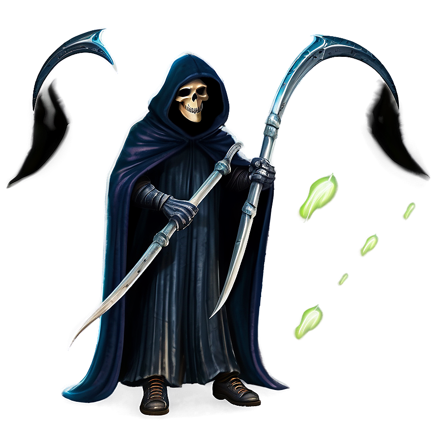 Grim Reaper In Cloak Png 17