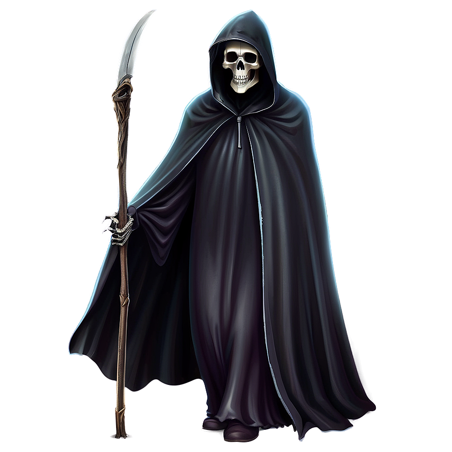 Grim Reaper In Cloak Png 43