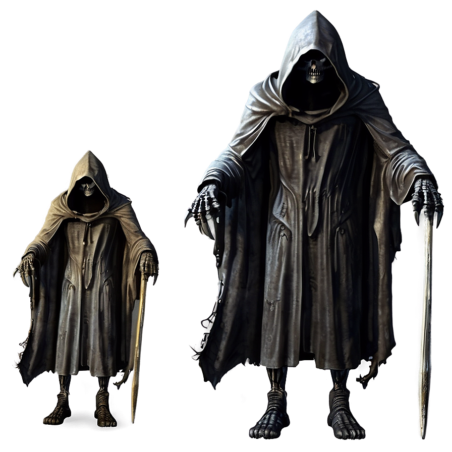 Grim Reaper In Cloak Png Tcb52