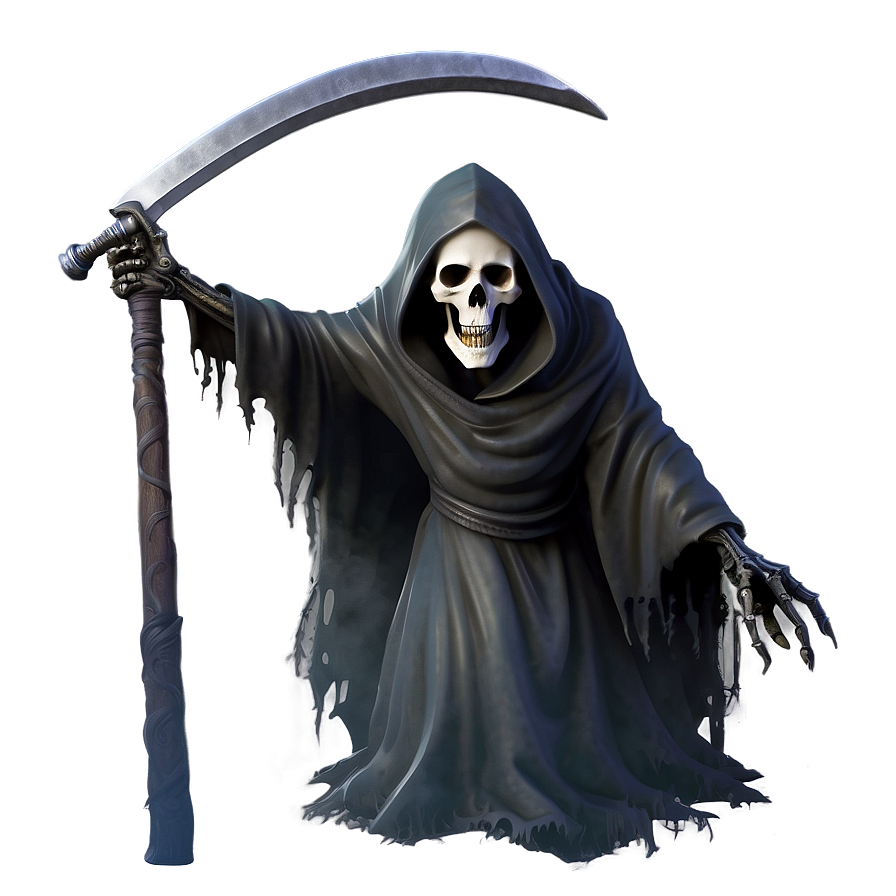 Grim Reaper In Fog Png Veb