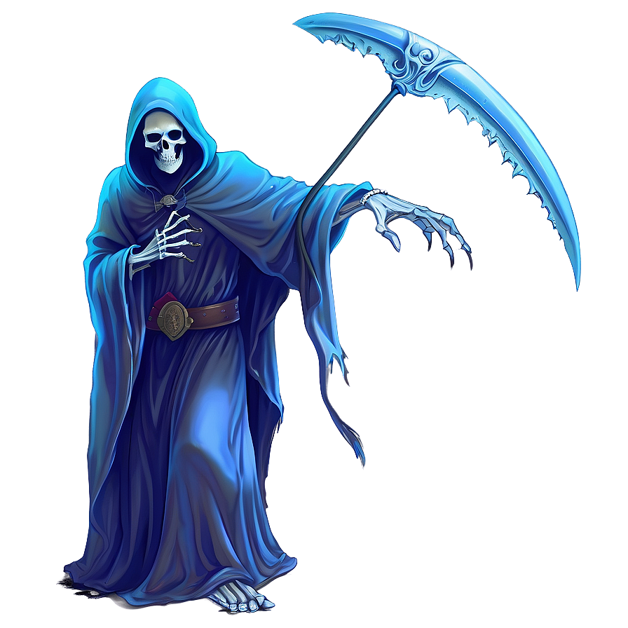 Grim Reaper In Mist Png Fth