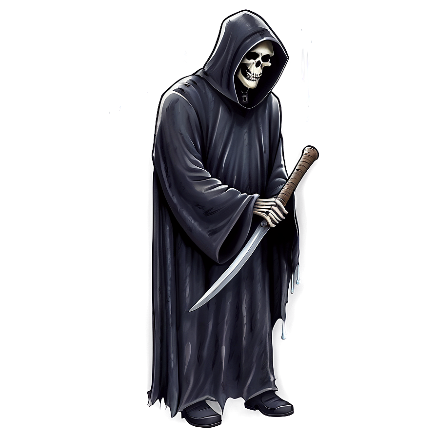 Grim Reaper In Rain Png 9