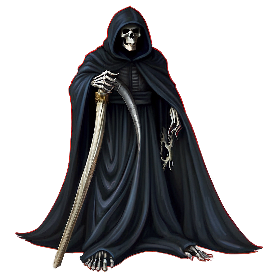 Grim Reaper In Shadow Png 34