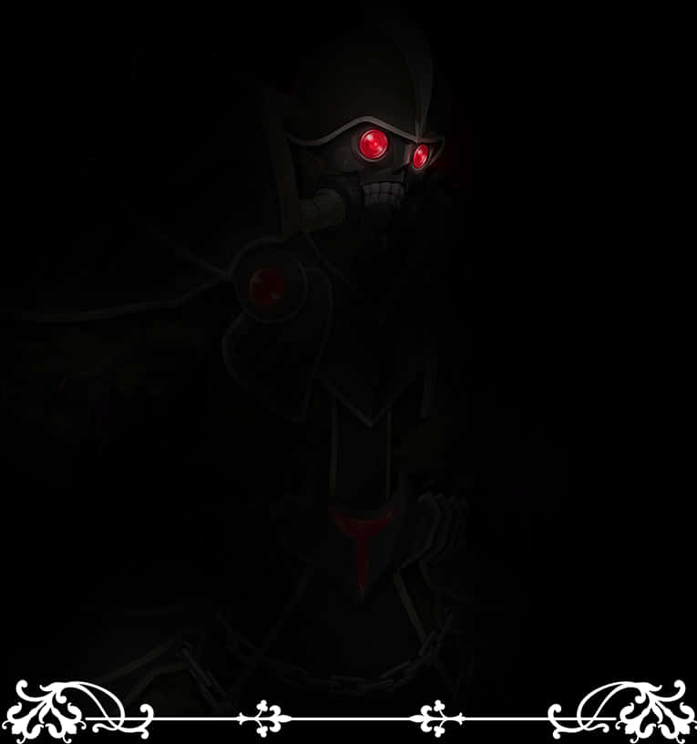 Grim Reaper Red Eyes Darkness