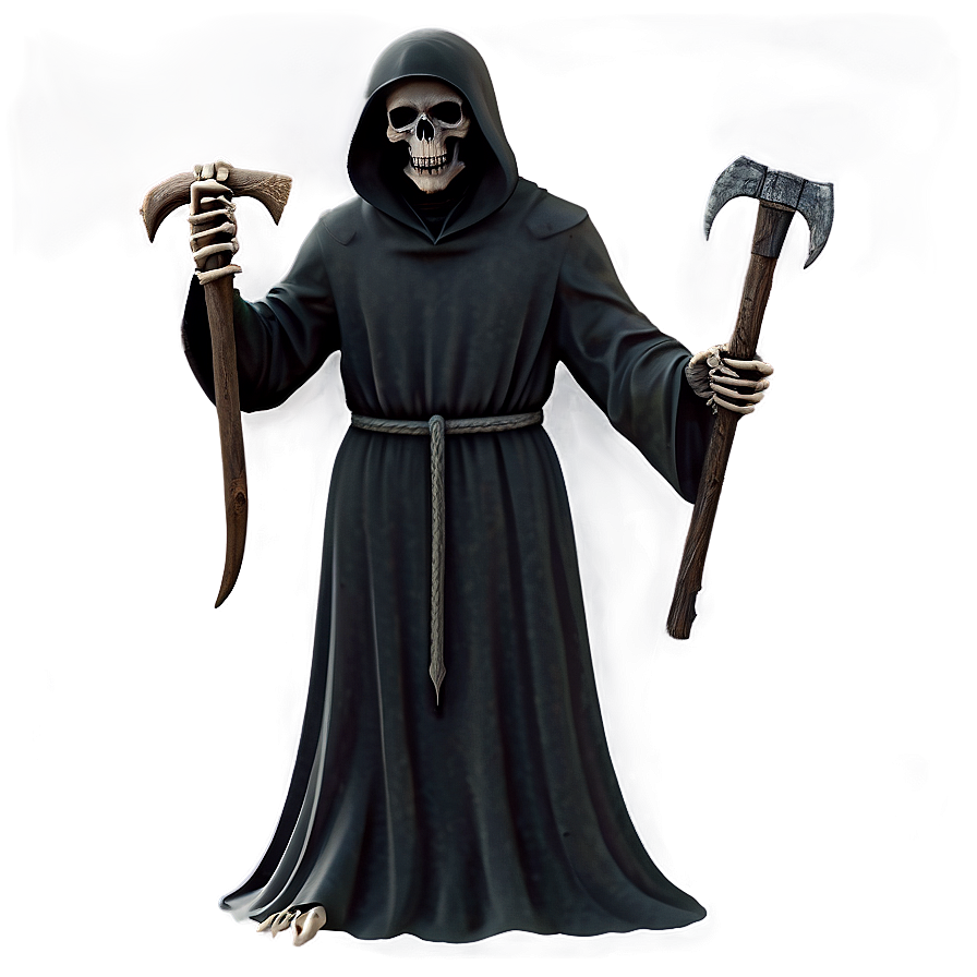 Grim Reaper With Axe Png 05062024